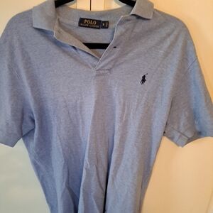 Polo Ralph Lauren Classic Fit Short Sleeve Cotton Polo Shirt (Men's Small) Blue